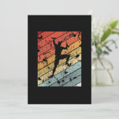 Retro Bouldering Cadeau Kaart (Staand voorkant)