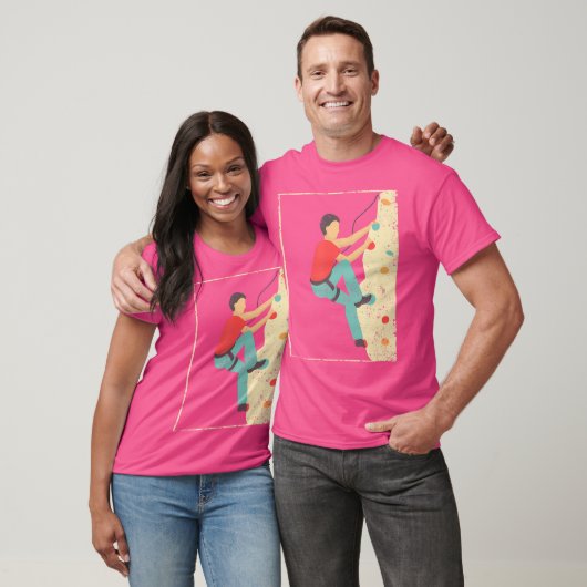 Retro Bouldering Mountainer T-shirt (Unisex)