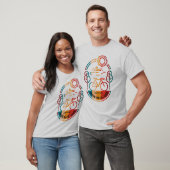 Retro bovenste Macatawa fietspad T-shirt (Unisex)