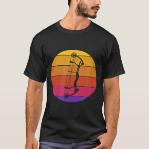 Retro Bowhunting Archer Longbow Crossbow T-shirt