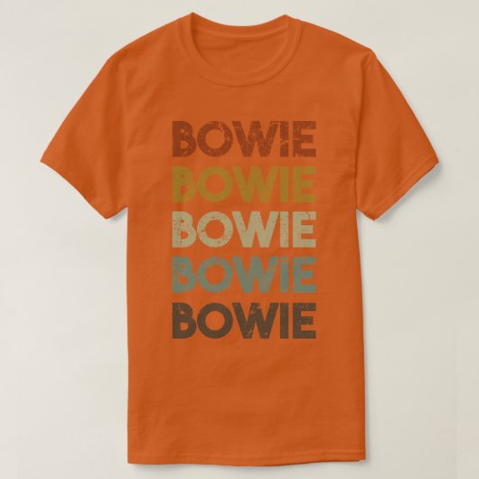 Retro Bowie Maryland T-shirt (Design voorkant)