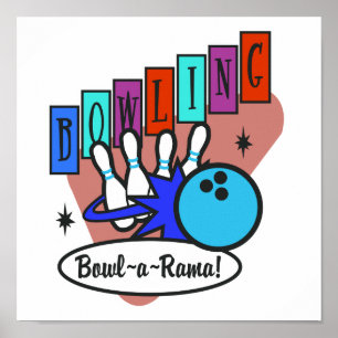 retro bowl-a-ramabord poster