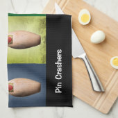 Retro Bowl, team Bowling Towels Theedoek (Quarter Fold)