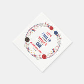 Retro Bowling 1st Birthday Party – Fun Kids  Servet (Hoek)