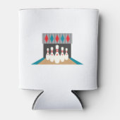 Retro Bowling Alley Blikjeskoeler (Voorkant)