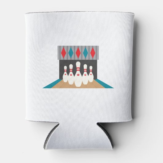 Retro Bowling Alley Blikjeskoeler (Voorkant)