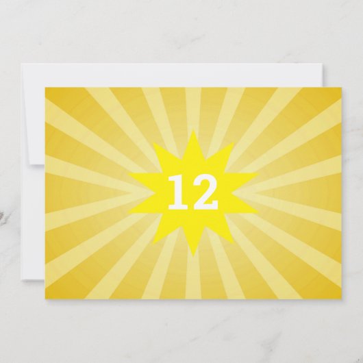 Retro Bowling Any Age Birthday Photo Kaart (Achterkant)