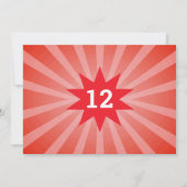 Retro Bowling Any Age Birthday Photo Kaart (Achterkant)