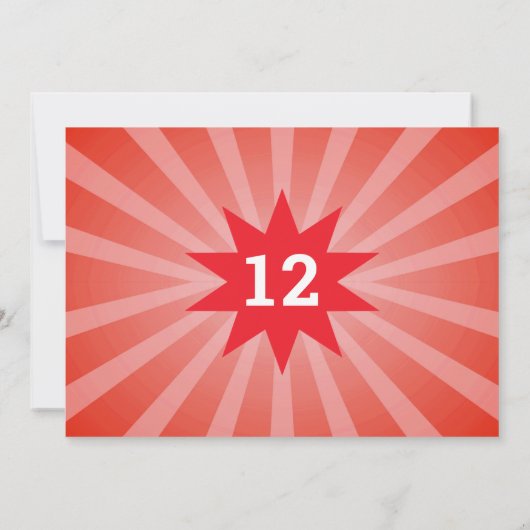 Retro Bowling Any Age Birthday Photo Kaart (Achterkant)