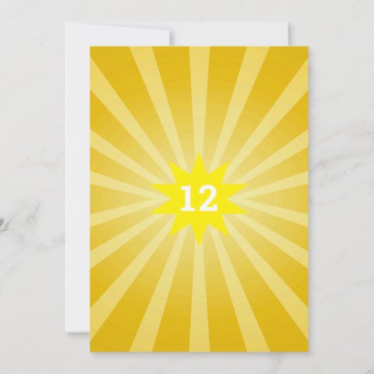 Retro Bowling Elke ouderdag Kaart (Achterkant)