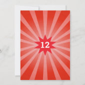 Retro Bowling Elke ouderdag Kaart (Achterkant)