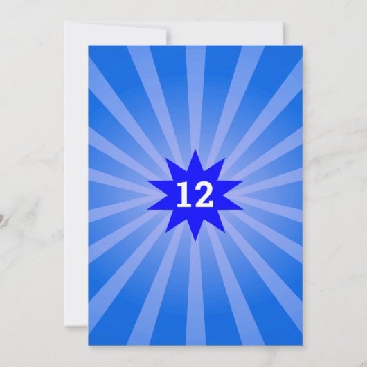 Retro Bowling Elke ouderdag Kaart (Achterkant)