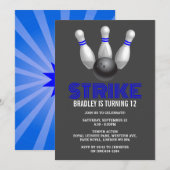 Retro Bowling Elke ouderdag Kaart (Voorkant / Achterkant)