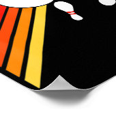 retro Bowling Fun Bowling Party Poster (Hoek)