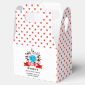 Retro Bowling Kids 1st Birthday Party Bedankdoosjes (Geopend)