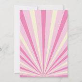 Retro  Bowling Kids Verjaardagsfeest Kaart (Achterkant)