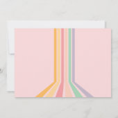 Retro Bowling Kids Verjaardagsfoto Kaart (Achterkant)