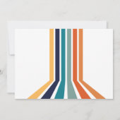 Retro Bowling Kids Verjaardagsfoto Kaart (Achterkant)