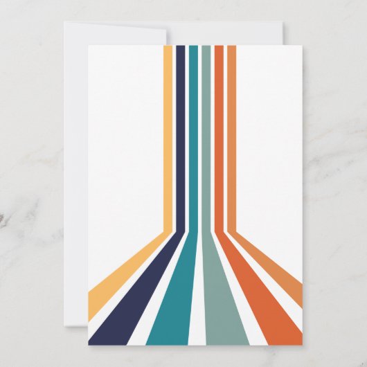 Retro Bowling kinderen Verjaardagsfeest Kaart (Achterkant)