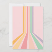 Retro Bowling kinderen Verjaardagsfeest Kaart (Achterkant)