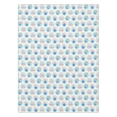 Retro Bowling Pattern Bowling Ball Pins Tafelkleed (Voorkant)