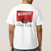 Retro Bowling Shirt Style Bingo Adverteren Bowler (Achterkant)