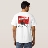 Retro Bowling Shirt Style Bingo Adverteren Bowler (Achterkant volledig)