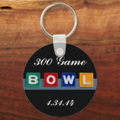 Retro Bowling Sleutelhanger (Voorkant)