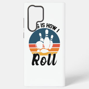 Retro Bowling Sportteam Quote Samsung Galaxy Hoesje