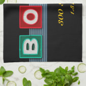 Retro Bowling Theedoek (Gevouwen)