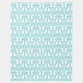 Retro Bows Blanket Cadeft Fleece Deken (Voorkant)