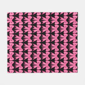 Retro Bows Blanket Cadeft Fleece Deken (Voorkant (Horizontaal))
