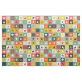 retro boxed sterren stof (Fat Quarter)