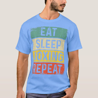 Retro boxer Funny Eat Sleep Boxer T-shirt
