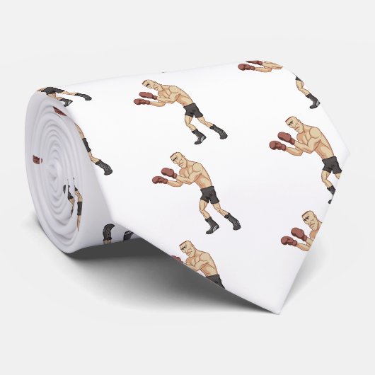 retro boxer stropdas (Opgerold)