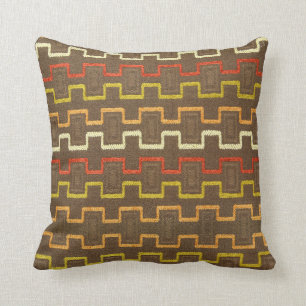 Retro Boxy Pattern 70's Style Sierkussen