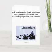 Retro Boy die Birthday roept felicitaties Kaart (Achterkant)