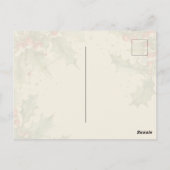 Retro  Boy Kerstcadeaus Wenskaart Briefkaart (Achterkant)