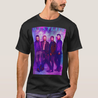 Retro Boyband Space Blue & Purple T-shirt