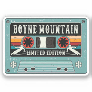 Retro Boyne Mountain Ski Sticker