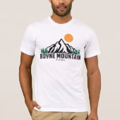 Retro Boyne Mountain Ski Zonsondergang T-shirt (Voorkant)