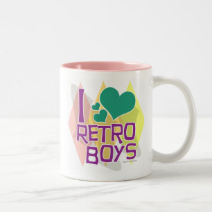 Retro Boys Fun Classic Nostalgia Gezegde Tweekleurige Koffiemok