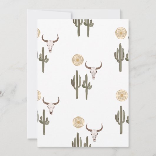 Retro Boys Hoe het Westen was een 1e verjaardag Kaart (Achterkant)