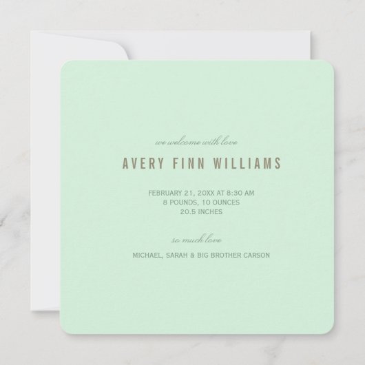 Retro Boys Toys Baby Boy Foto geboorteaankondiging Aankondiging (Achterkant)