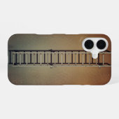 Retro brandladder iPhone 16 hoesje (Achterkant horizontaal)