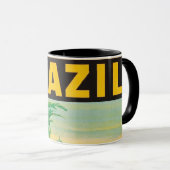 Retro Brazilië-Mok Mok (Voorkant rechts)