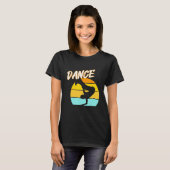 Retro Break Dance Dansen T-shirt (Voorkant volledig)