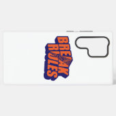 Retro "Break Rules" Motivational Samsung Galaxy Hoesje (Achterkant horizontaal)