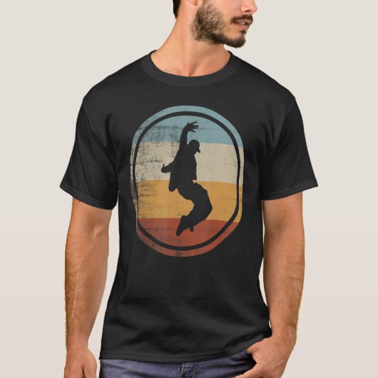 Retro Breakdancer Dance Breakdans Breakdans 1 T-shirt (Voorkant)