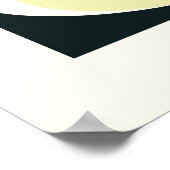 Retro Breeze: moderne Abstracte stroming Poster (Hoek)